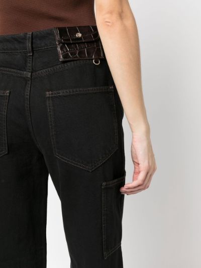 Saks Potts Salma straight-leg jeans black | MODES