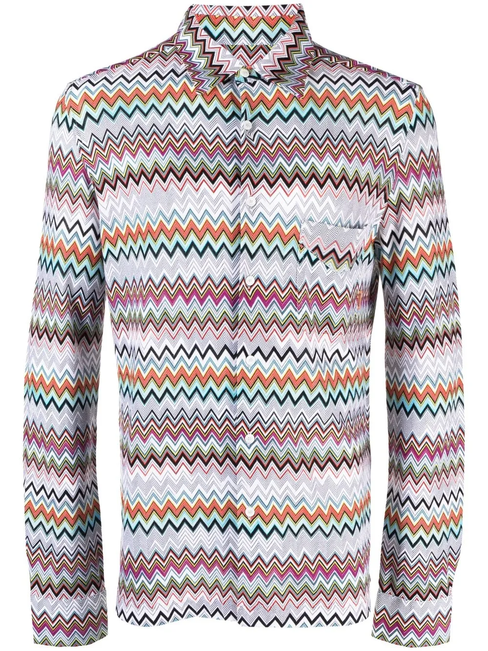 

Missoni zig-zag print long-sleeve shirt - Black