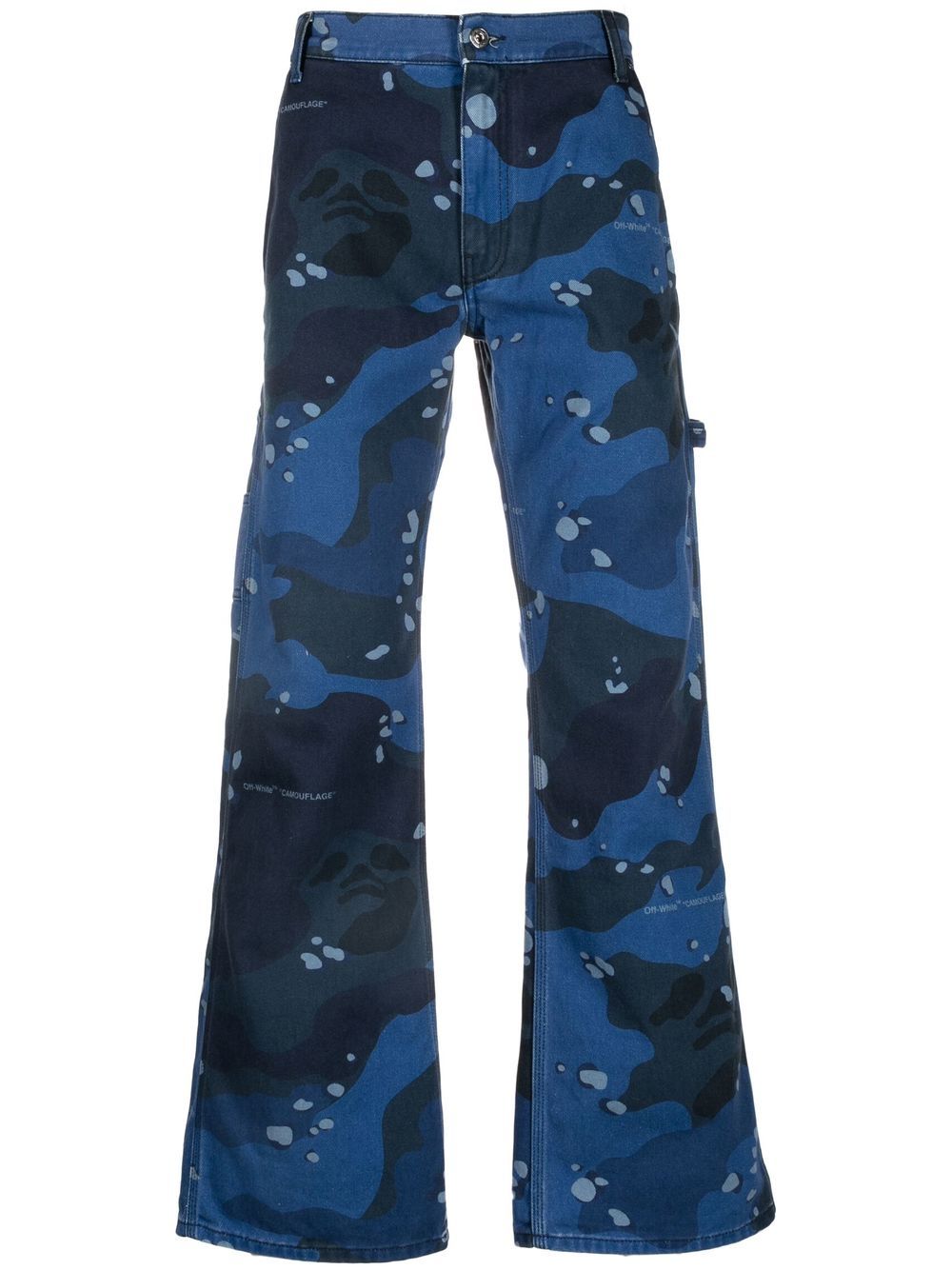 OFF-WHITE CAMOUFLAGE-PRINT CARPENTER JEANS