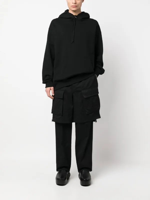 【関税込み】Juun.J カーゴパンツ Juun.J ストレート カーゴパンツ | ブラック | FARFETCH JP