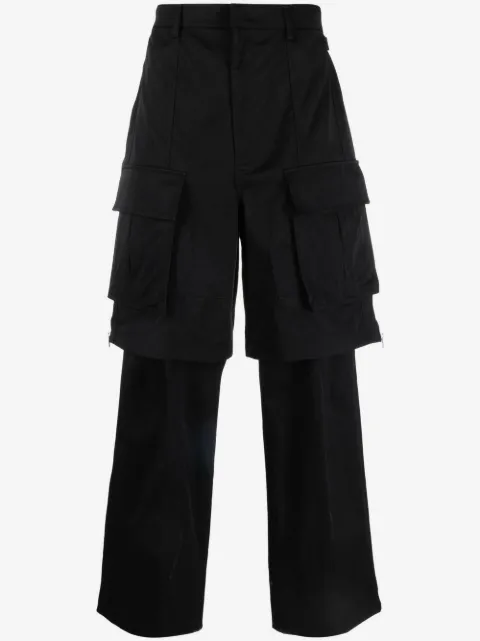 Juun.J straight-leg cargo trousers