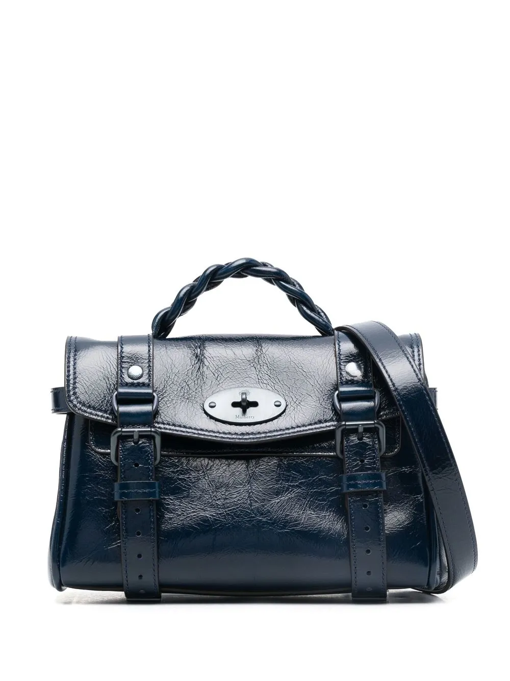 

Mulberry Alexa micro leather satchel bag - Blue