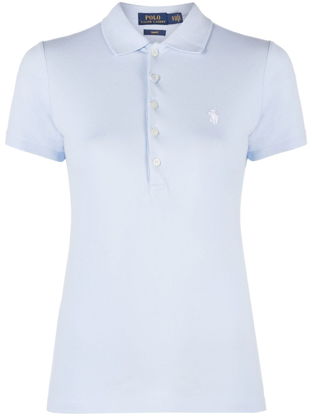 Polo Ralph Lauren Julie Slim Polo Shirt In Blue