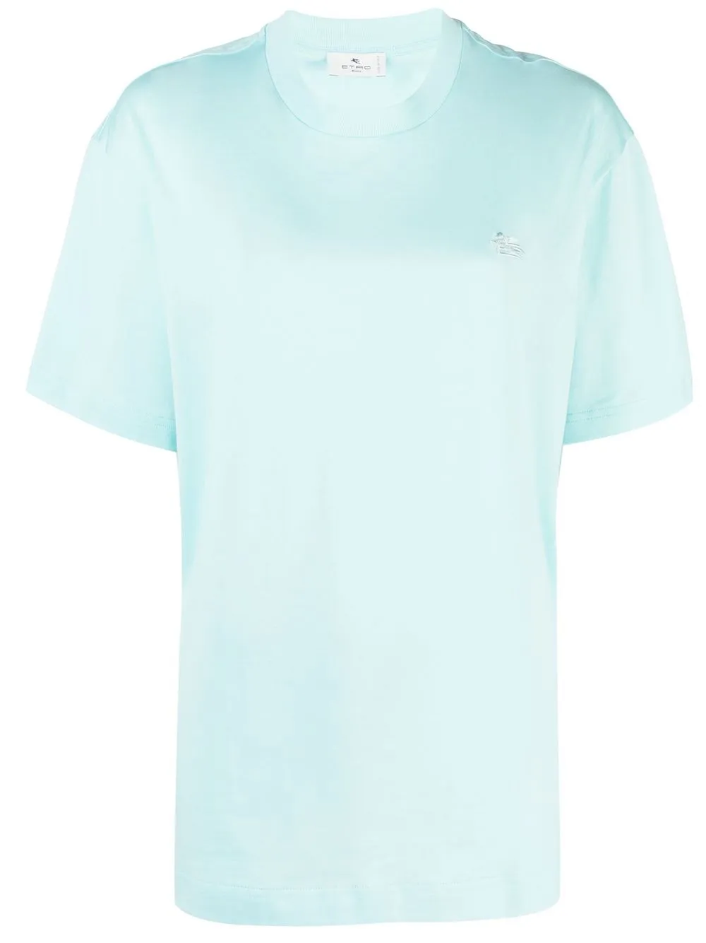 

ETRO logo-embroidery T-shirt - Blue