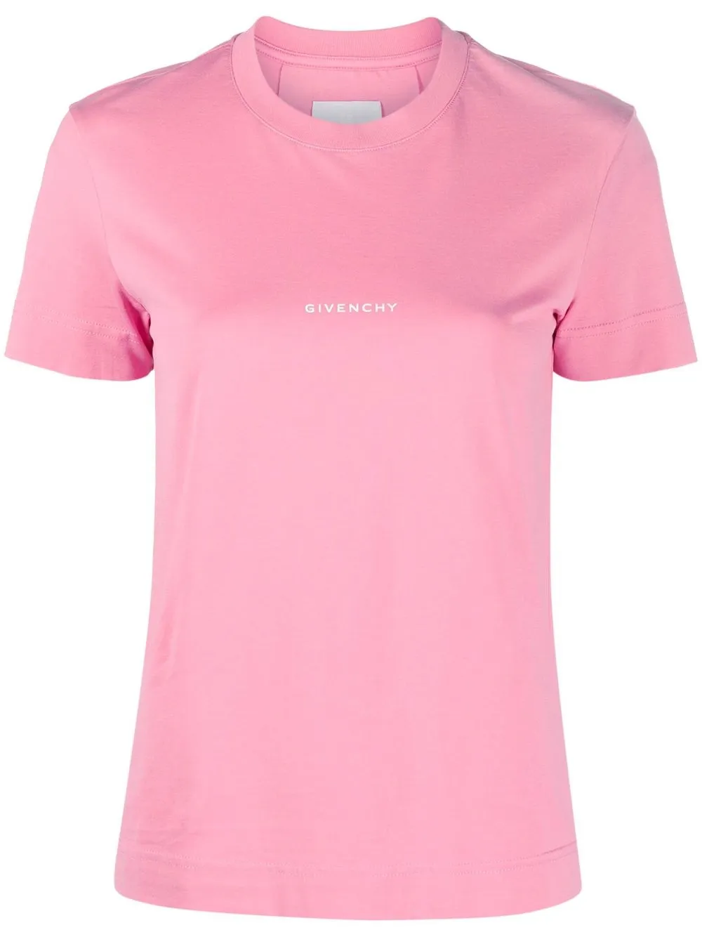 

Givenchy logo-print cotton T-shirt - Pink