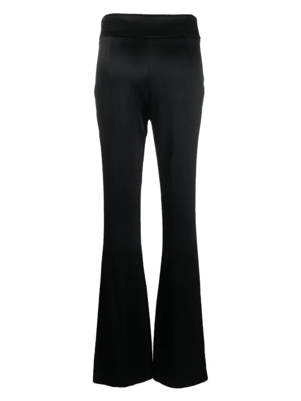 High waisted black flare pants shop