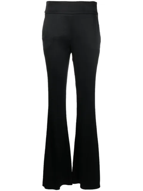 Genny high-waisted flared trousers 