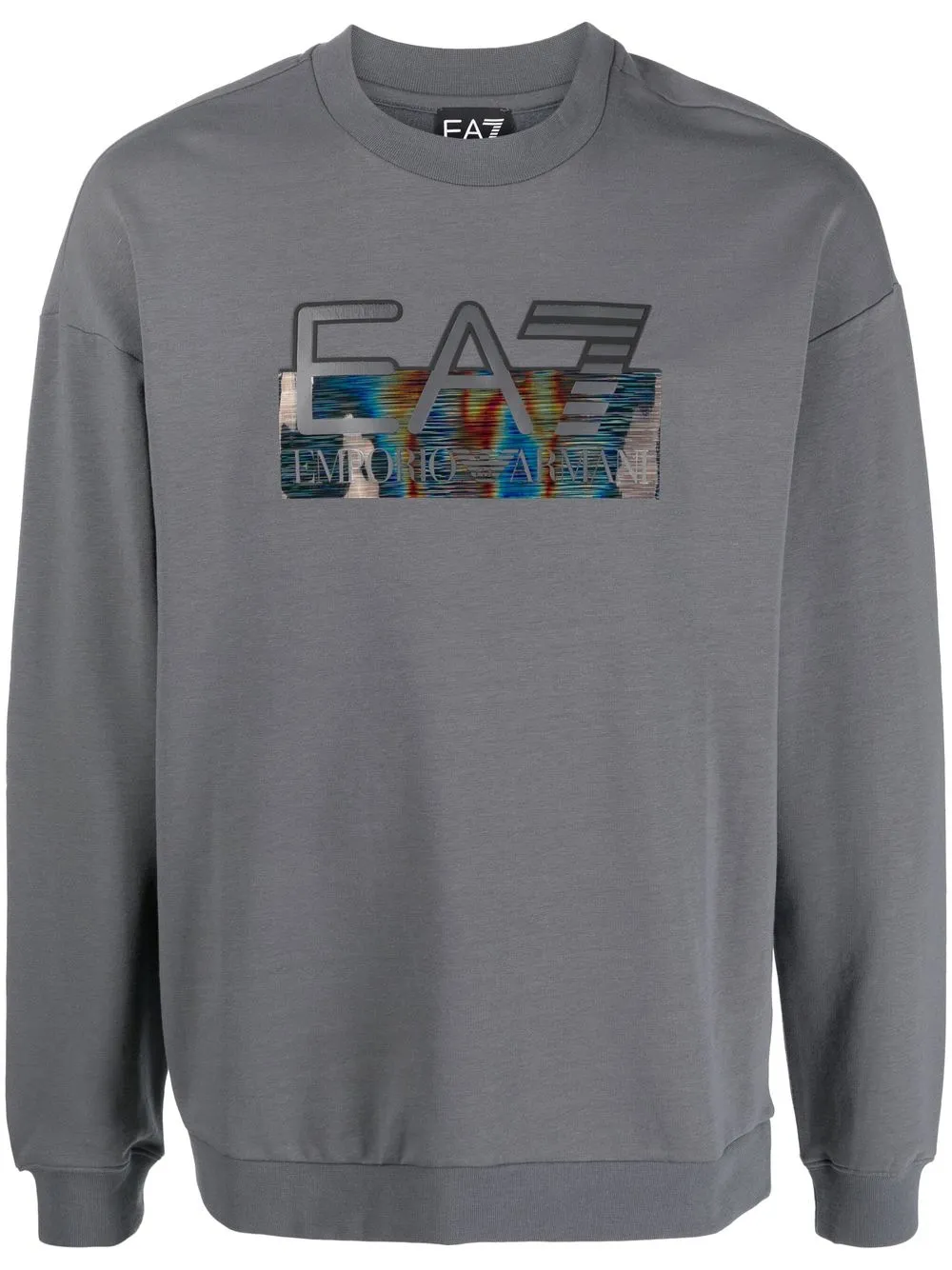 

Ea7 Emporio Armani logo-print detail sweatshirt - Grey