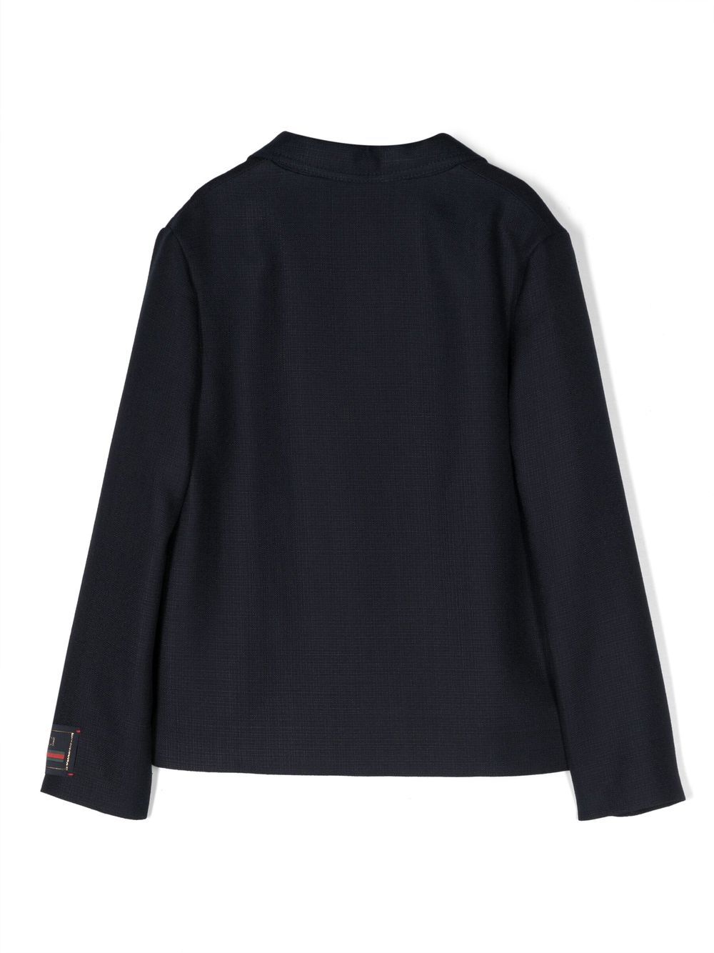 Gucci Kids Blazer met dubbele rij knopen - Blauw