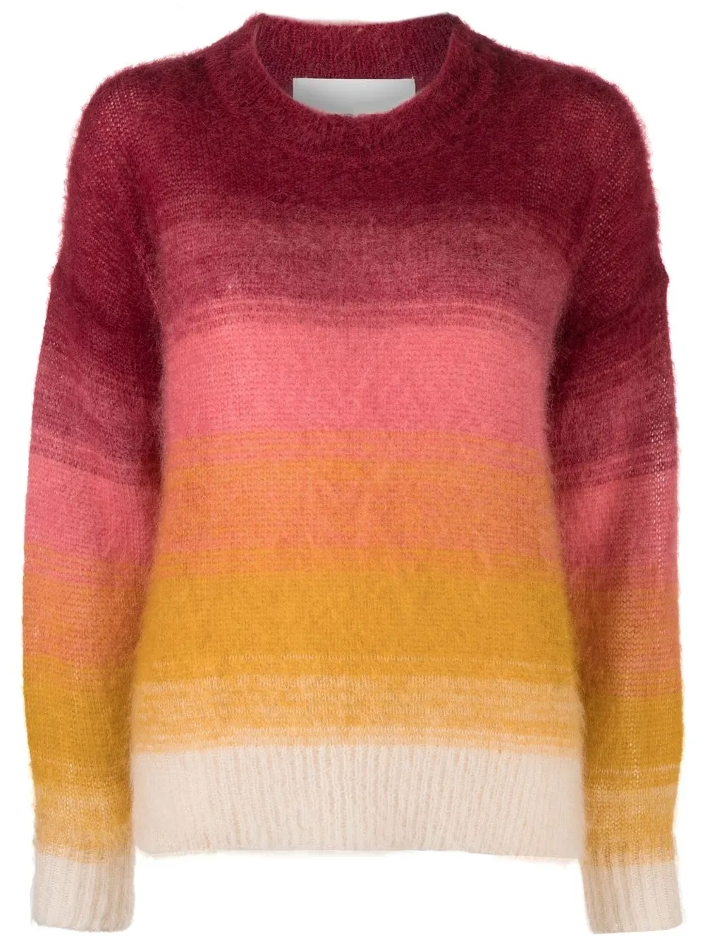 

Isabel Marant Étoile gradient-effect striped jumper - Pink