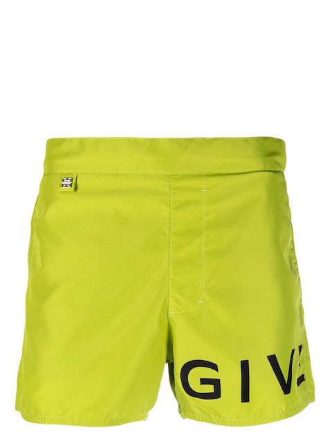Givenchy logo-print swim shorts