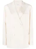 Prada double-breasted button blazer - Neutrals