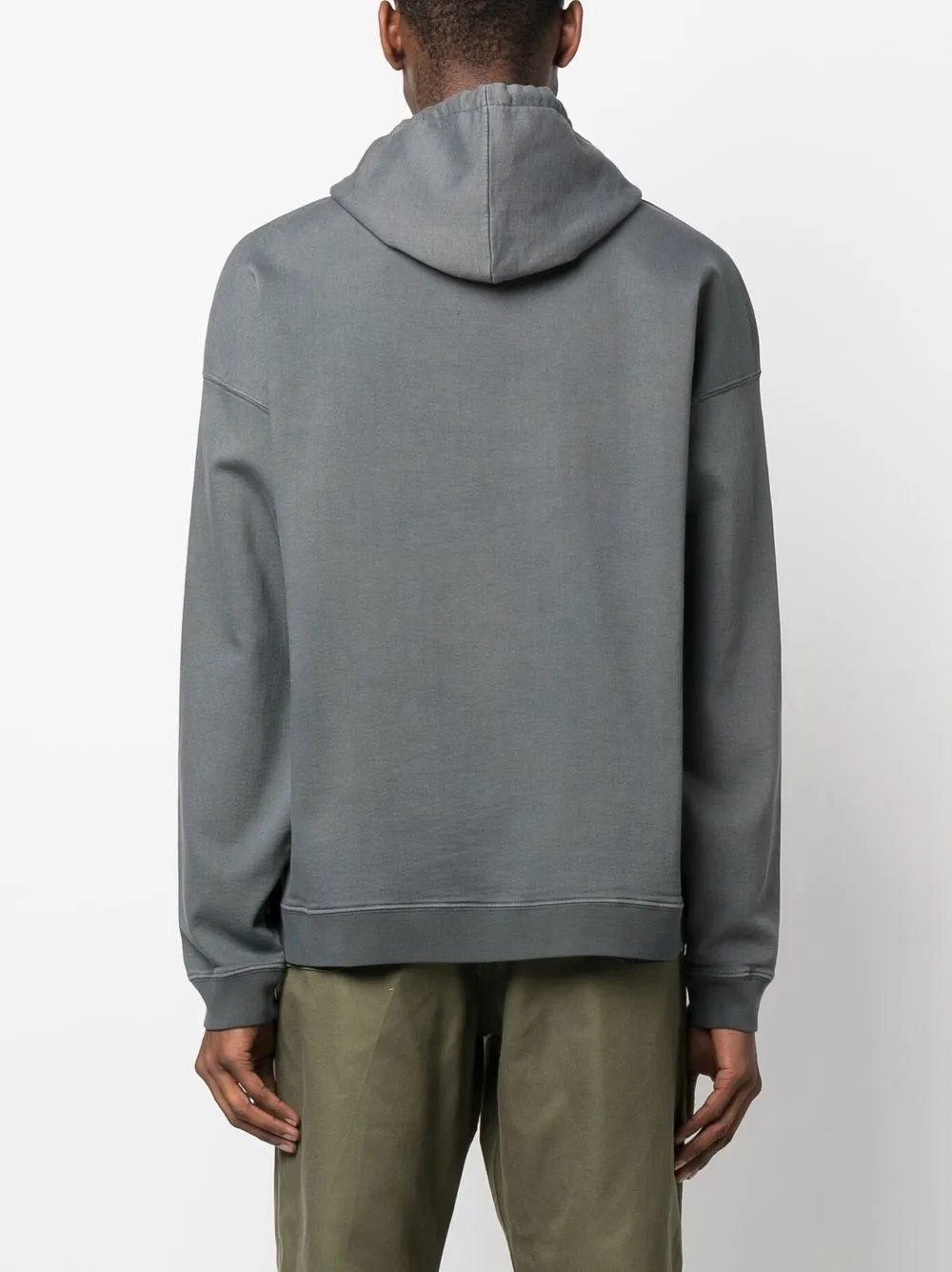 Affordable DSQUARED2 embroidered-logo long-sleeve hoodie Men