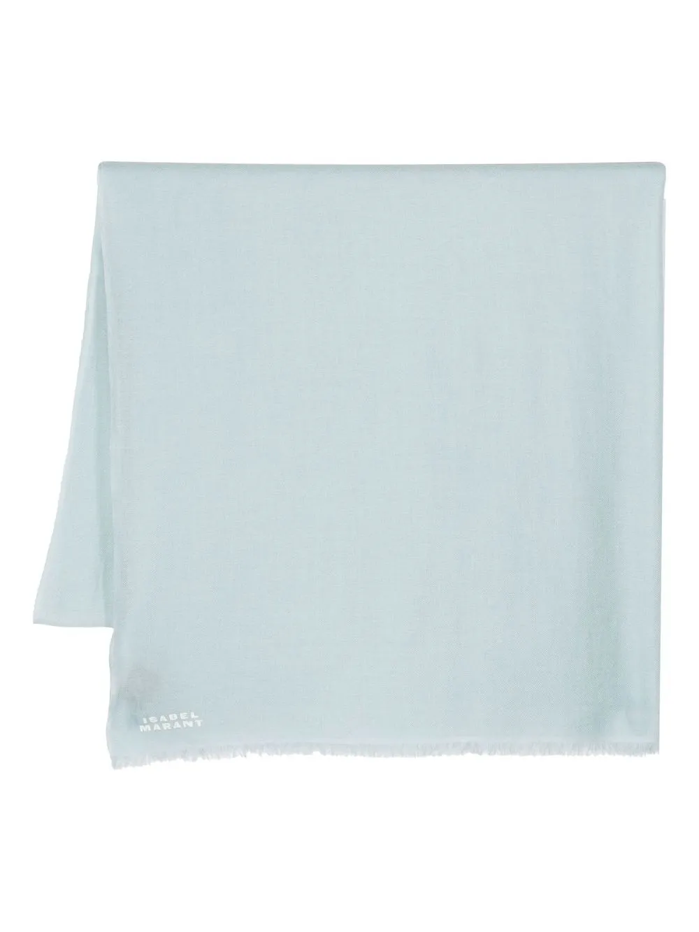 

Isabel Marant Alette fringed cashmere scarf - Blue