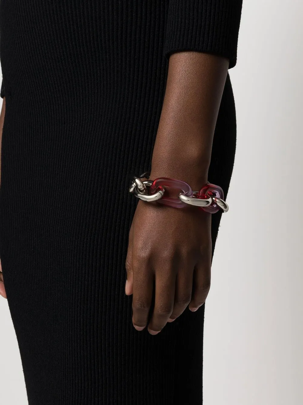 Paco Rabanne Armband met schakelketting - Zilver