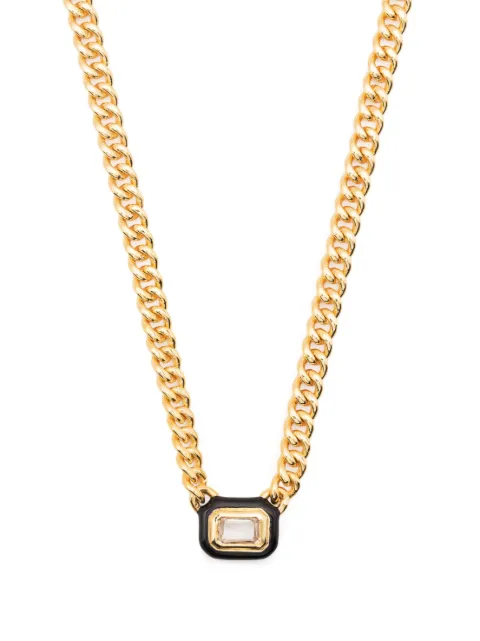 Missoma stone-detail chain necklace