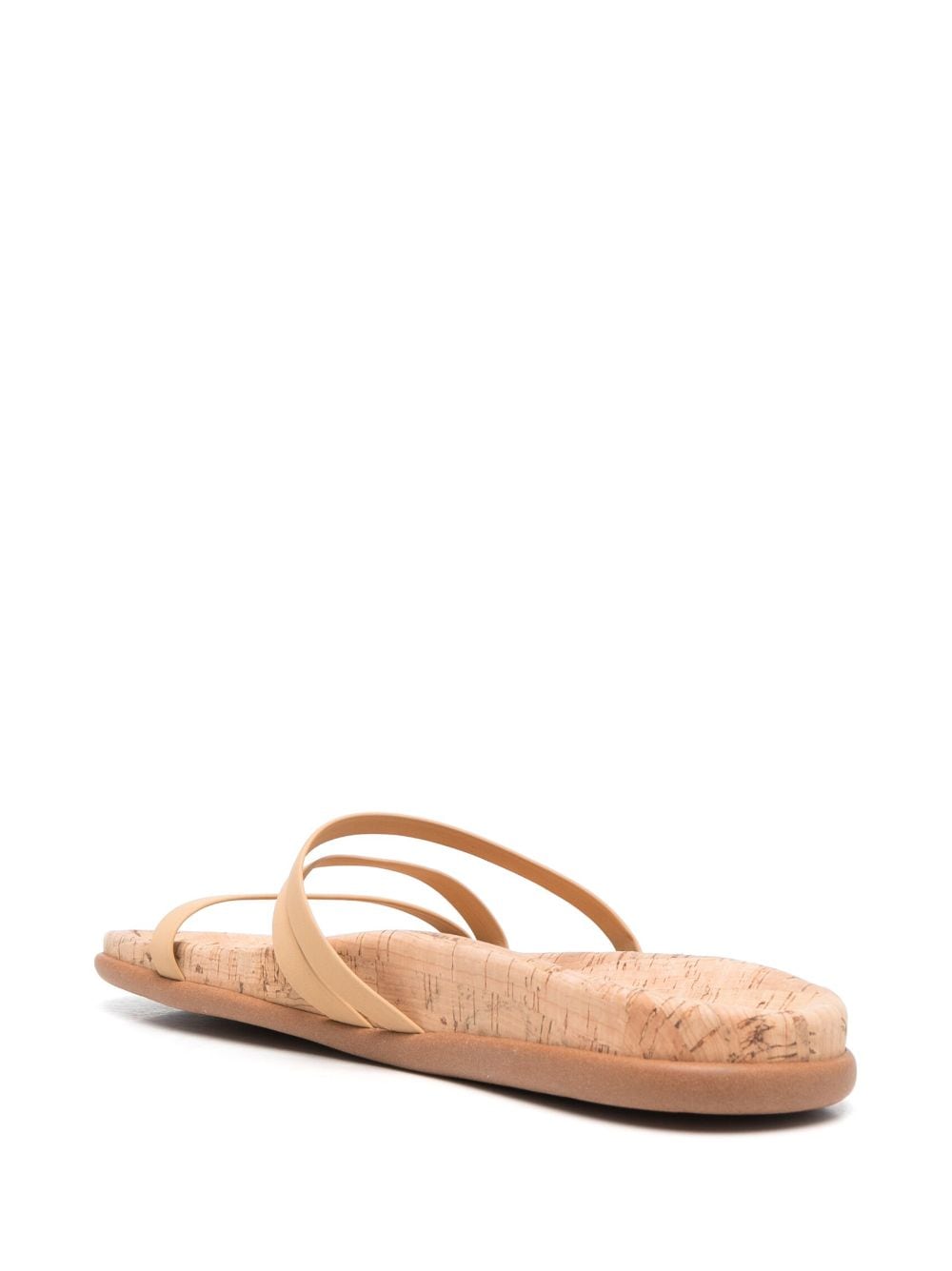 Shop Ancient Greek Sandals Aspasia Slip-on Slides In Neutrals