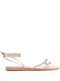 Ancient Greek Sandals crystal-embellished Treli sandals - Gold