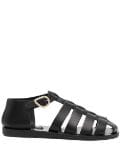 Ancient Greek Sandals Homeria leather sandals - Black