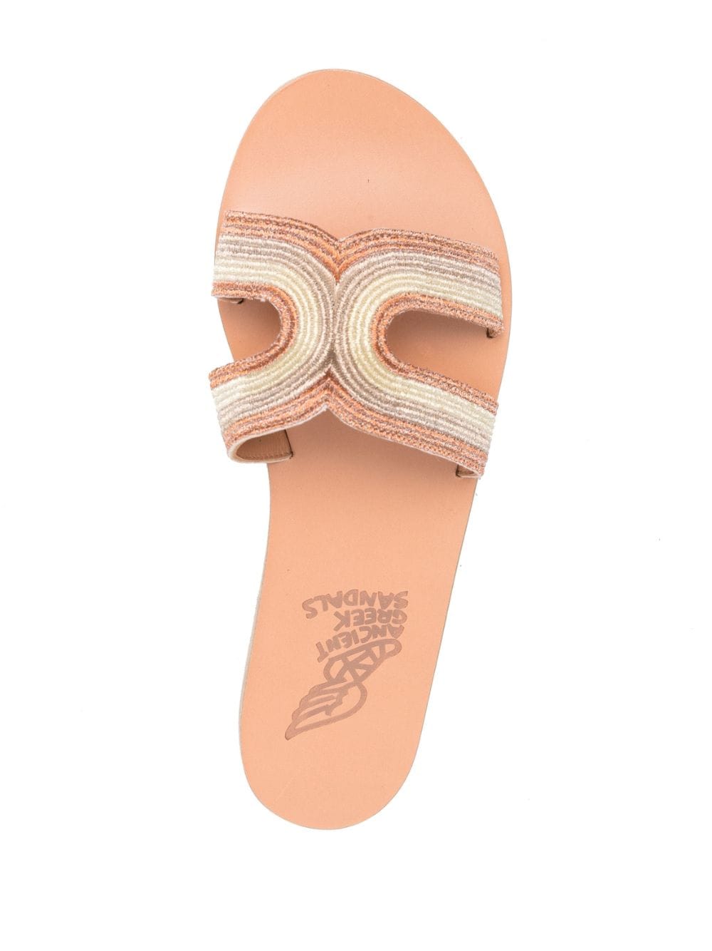 Shop Ancient Greek Sandals Kentima Slip-on Slides In Nude