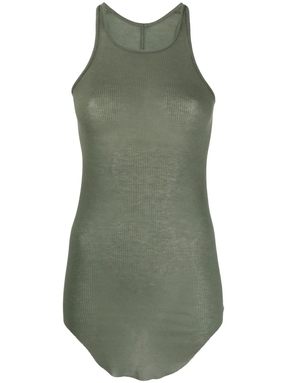 

Rick Owens curved-hem tank top - Green