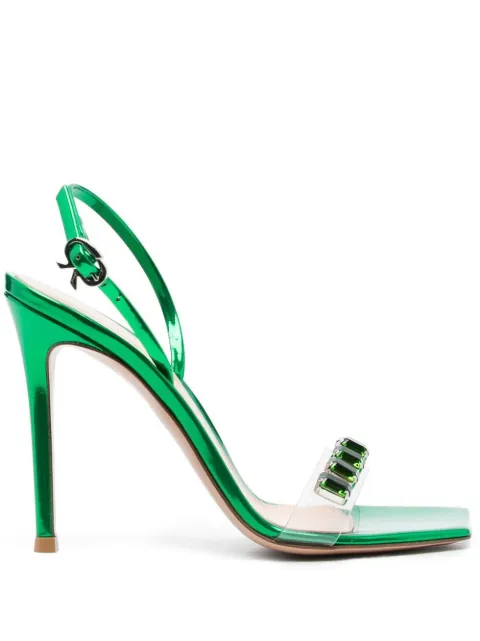 Gianvito Rossi Ribbon Candy 105mm sandals