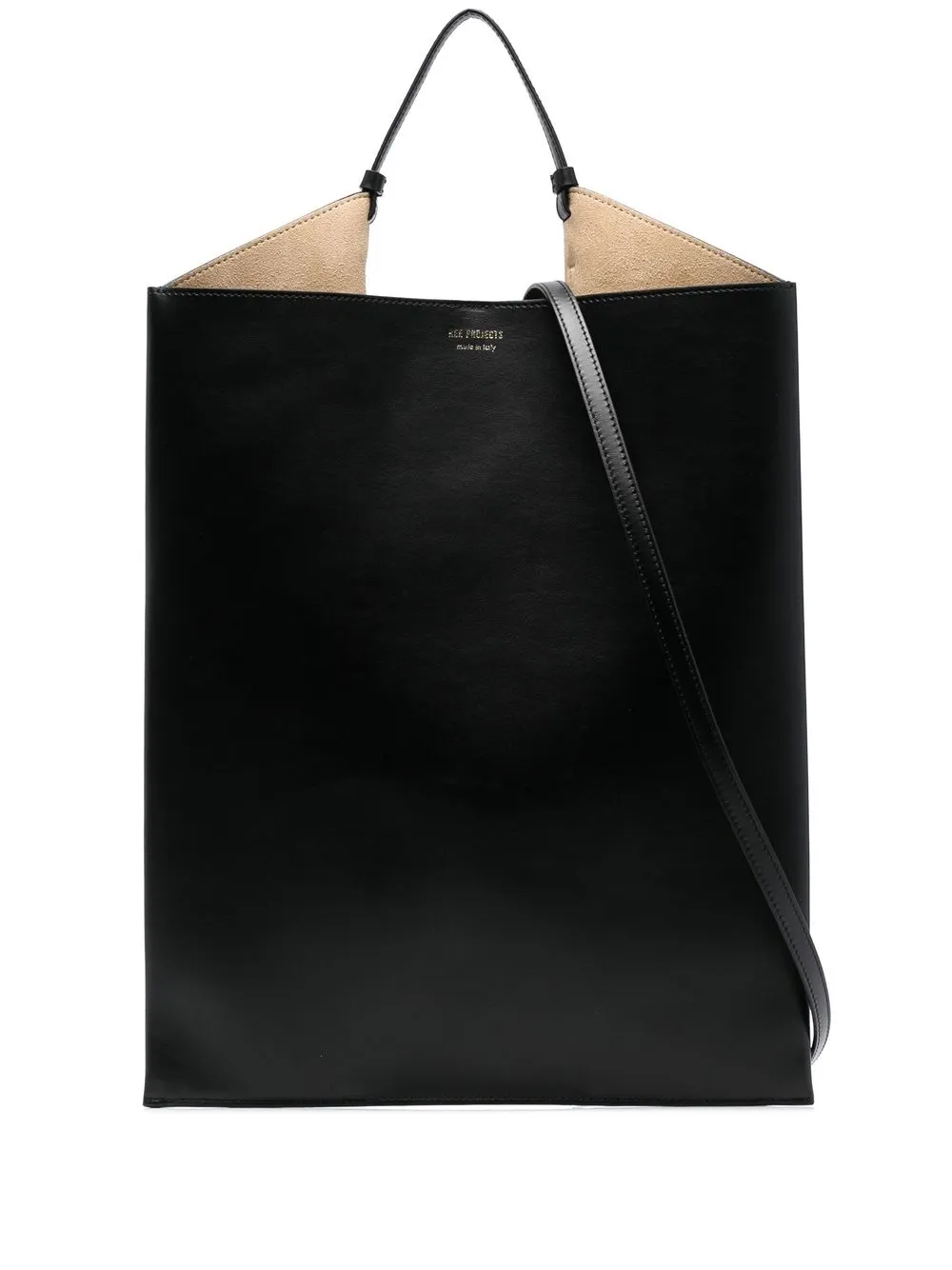 

REE PROJECTS medium Lene leather tote bag - Black