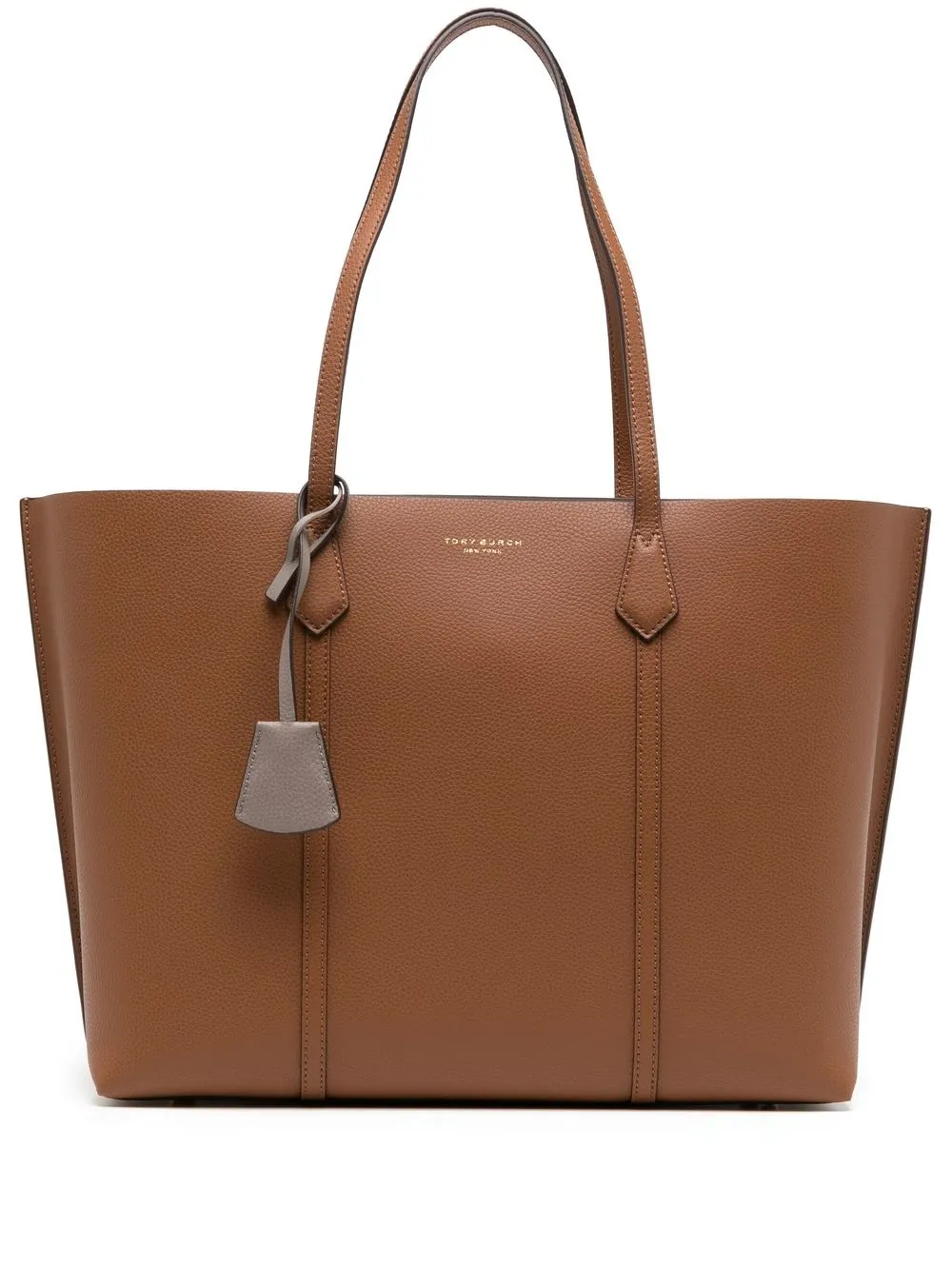 

Tory Burch grained leather tote - Brown