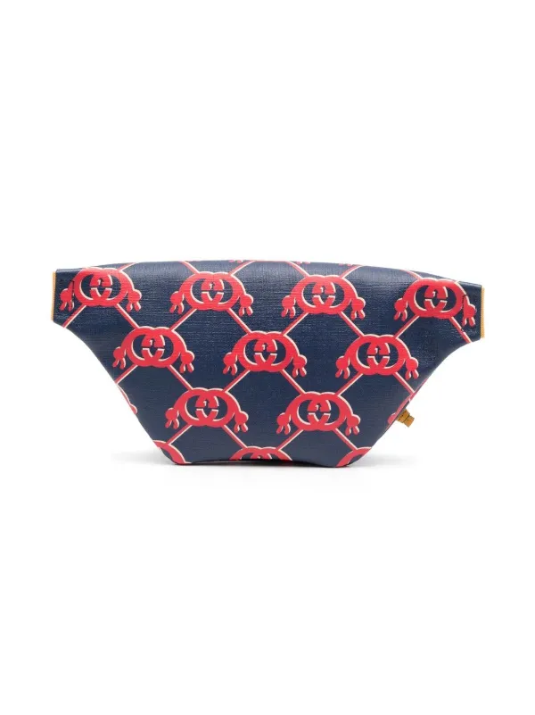 Gucci Kids Monogram Leather Belt Bag Farfetch