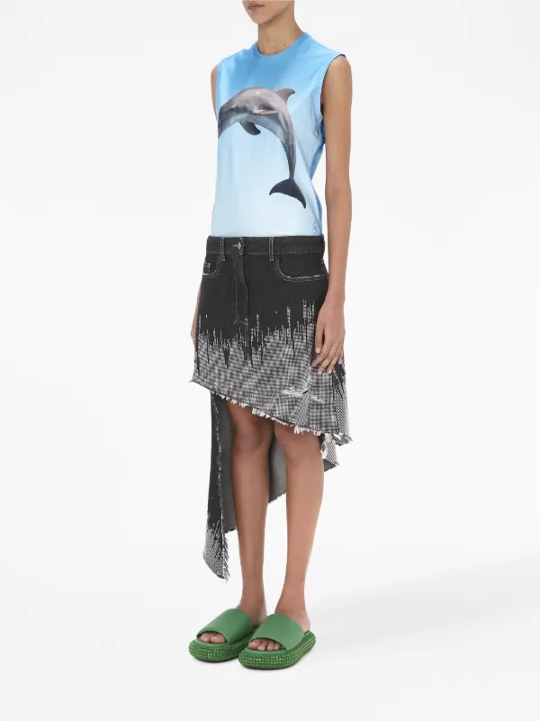 スカート J W ANDERSON SKIRT (SK0191PG1684 599) JW Anderson Twisted Midi Skirt - Bubblegum – The Frankie Shop