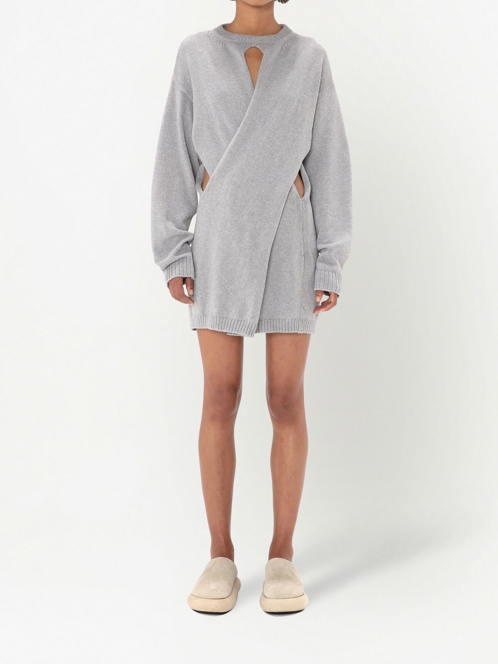 JW Anderson twist-front organic-cotton dress Women