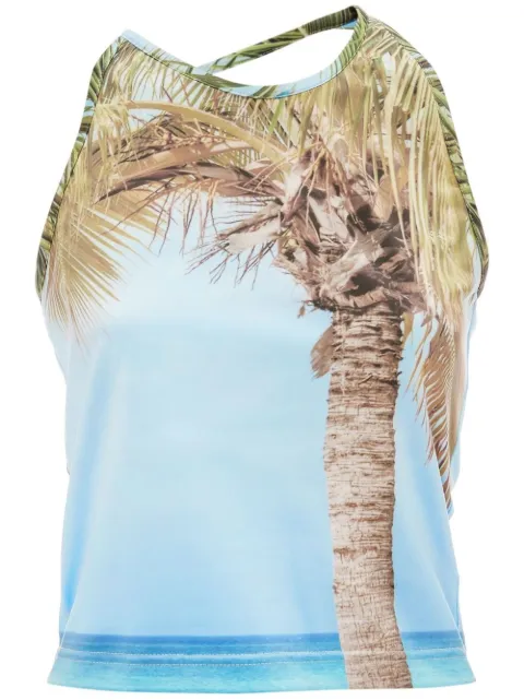 JW Anderson printed halterneck top