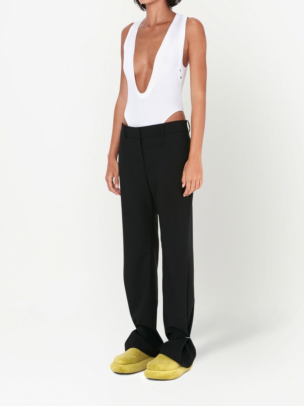 JW Anderson Body met lage hals - Wit