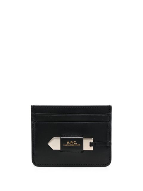 A.P.C. Charlotte logo-print cardholder Women