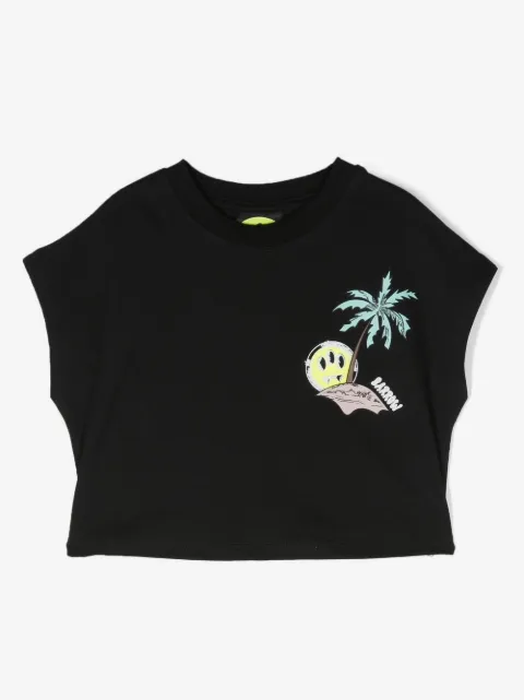 Barrow kids logo-print cotton vest