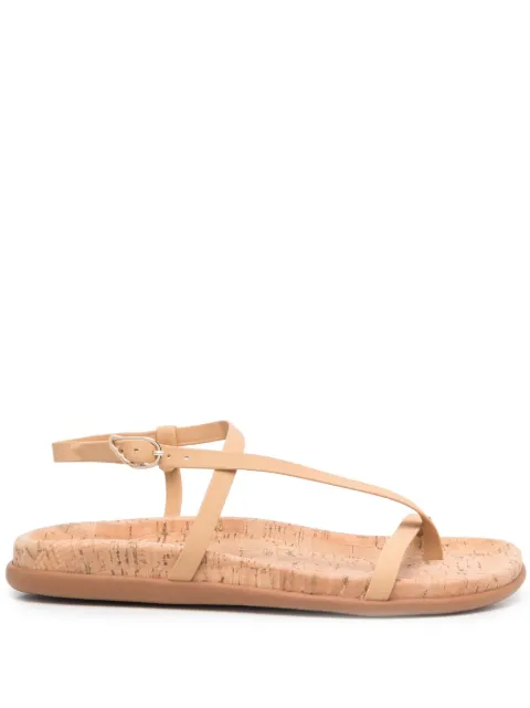 Ancient Greek Sandals Aimilia leather sandals AIMILIANAPPANATURAL - 0
