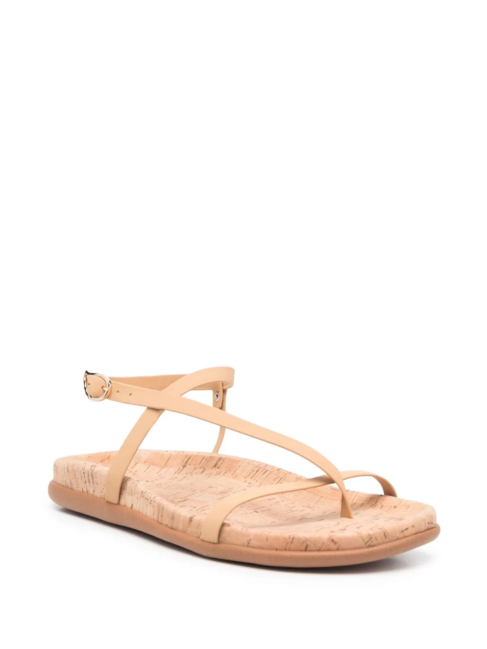 Shop Ancient Greek Sandals Aimilia Leather Sandals In Neutrals