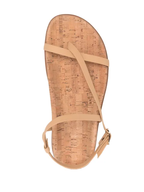 Ancient Greek Sandals Aimilia leather sandals AIMILIANAPPANATURAL - 3