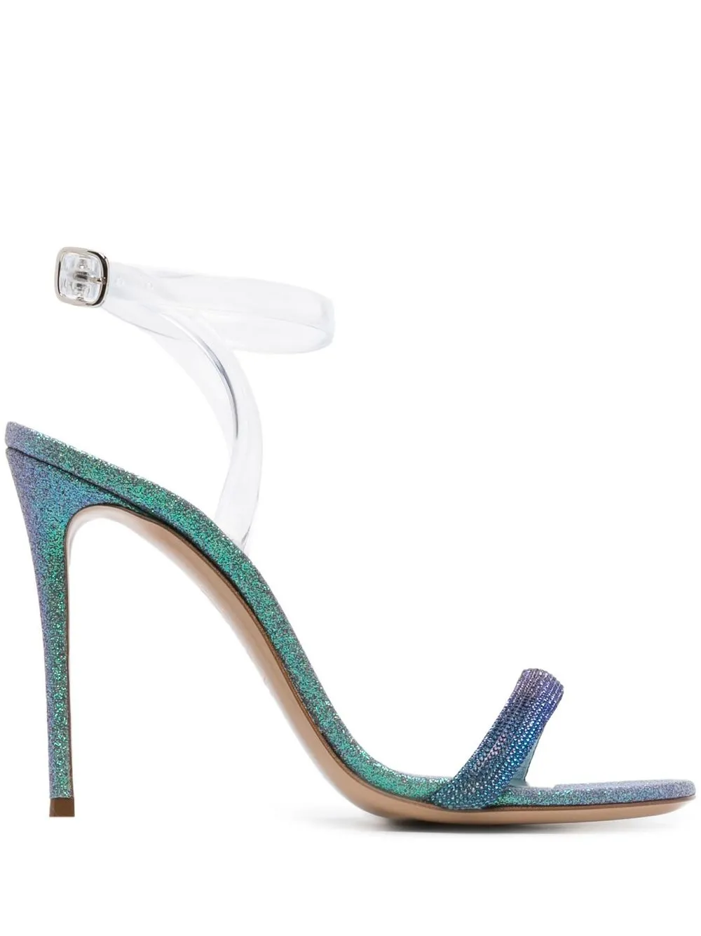 

Casadei 110mm Giulia open-toe sandals - Blue