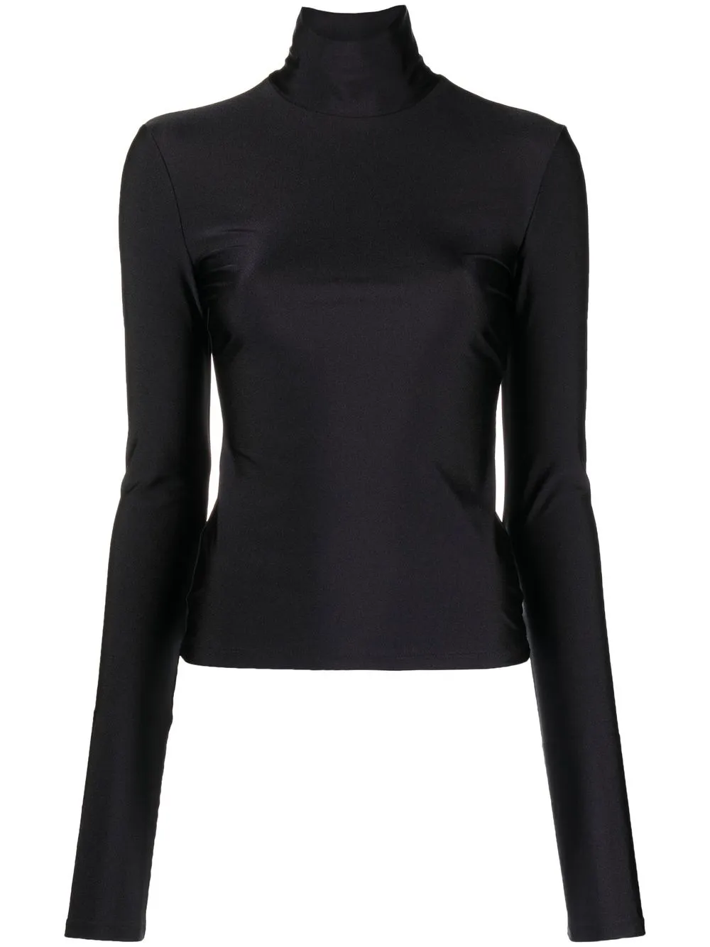 

THE ANDAMANE high neck long-sleeved top - Black