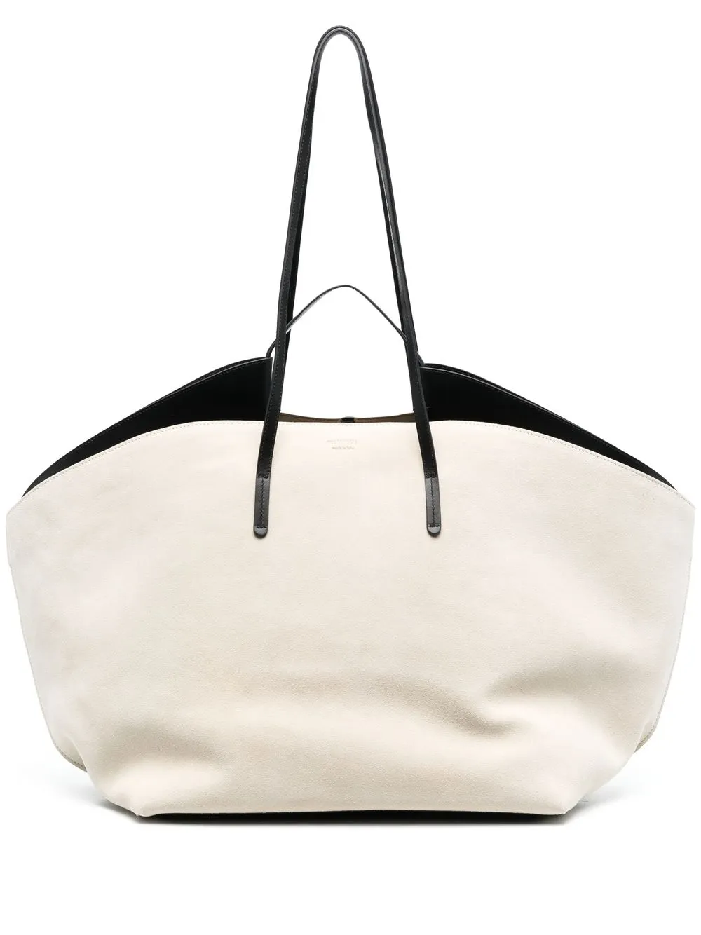 

REE PROJECTS large Ann suede shoulder bag - Neutrals