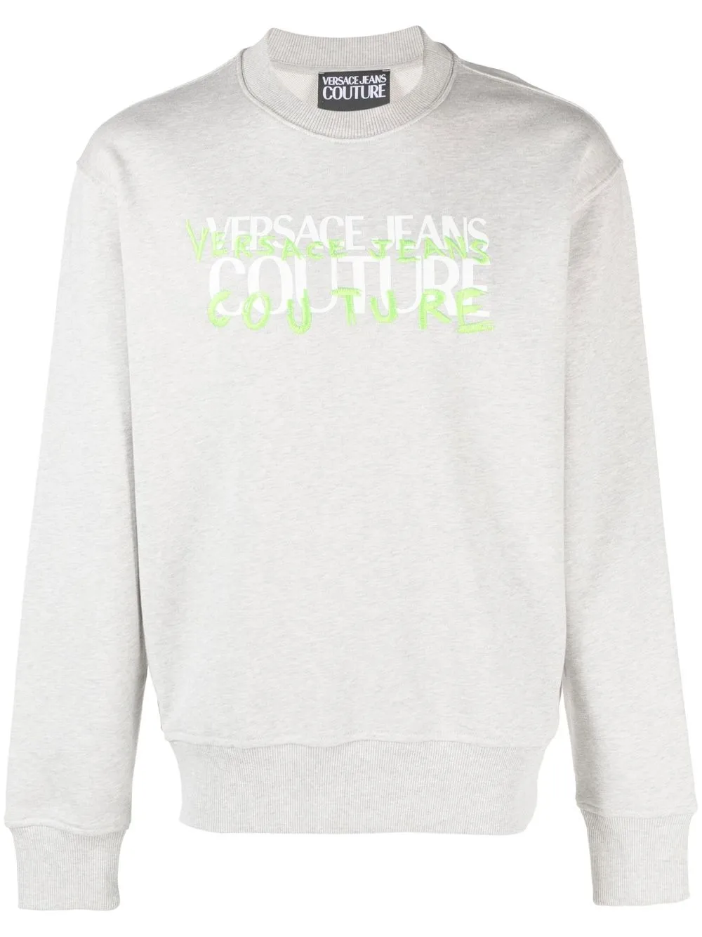 

Versace Jeans Couture logo-print crew neck sweatshirt - Grey