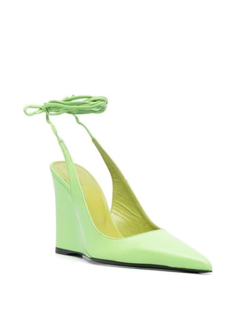 Vaughn slingback wedge pumps