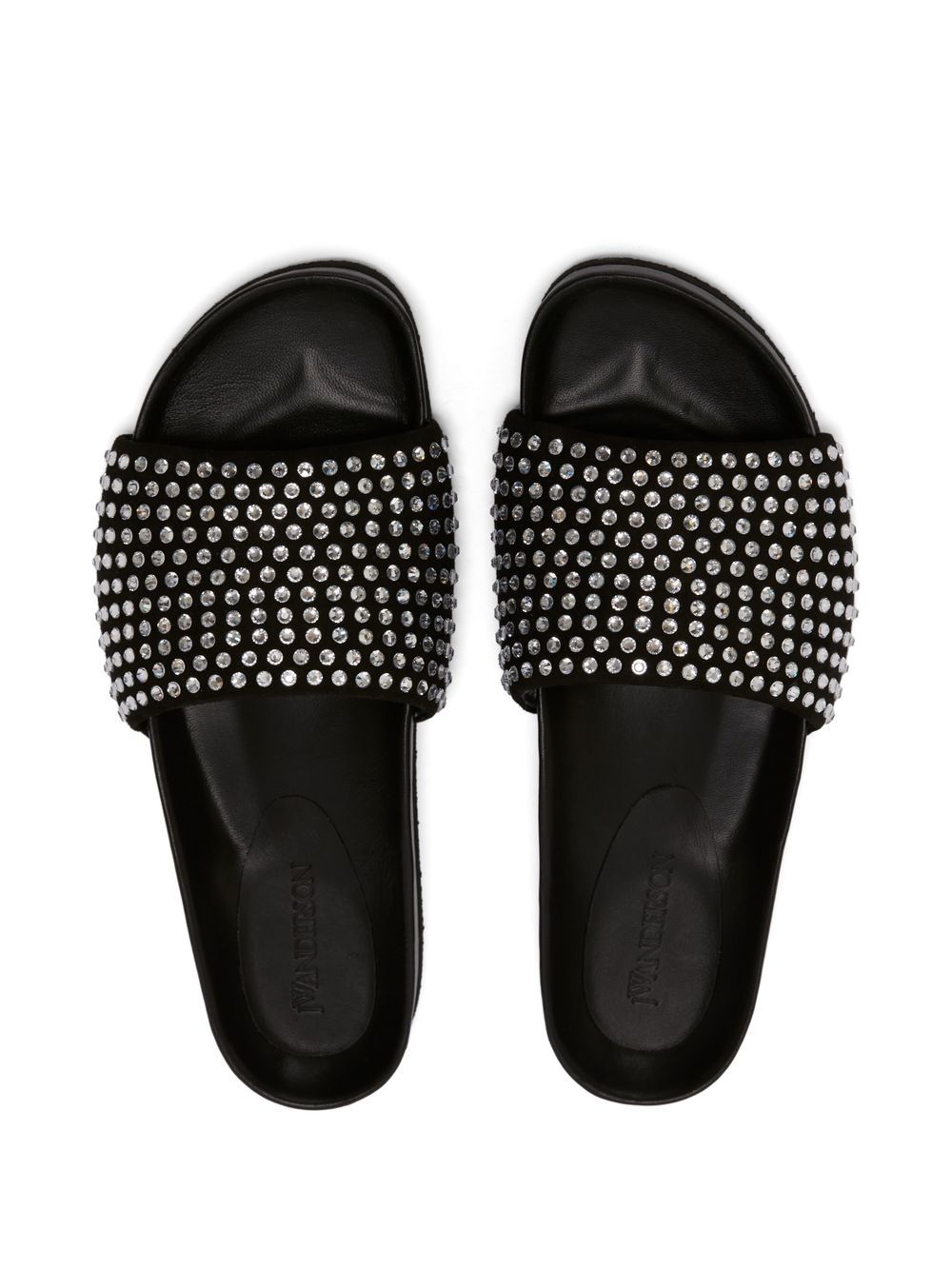 JW Anderson crystal-embellished slip-on Mules - Farfetch