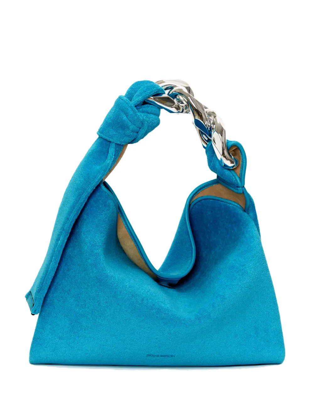 JW Anderson small Chain Hobo Terry shoulder bag - Blue