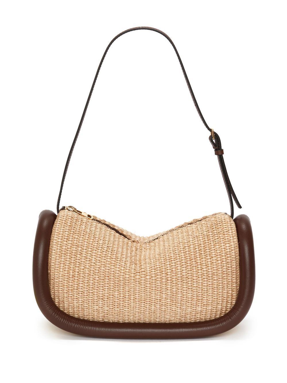 JW Anderson Bumper-15 raffia shoulder bag Women