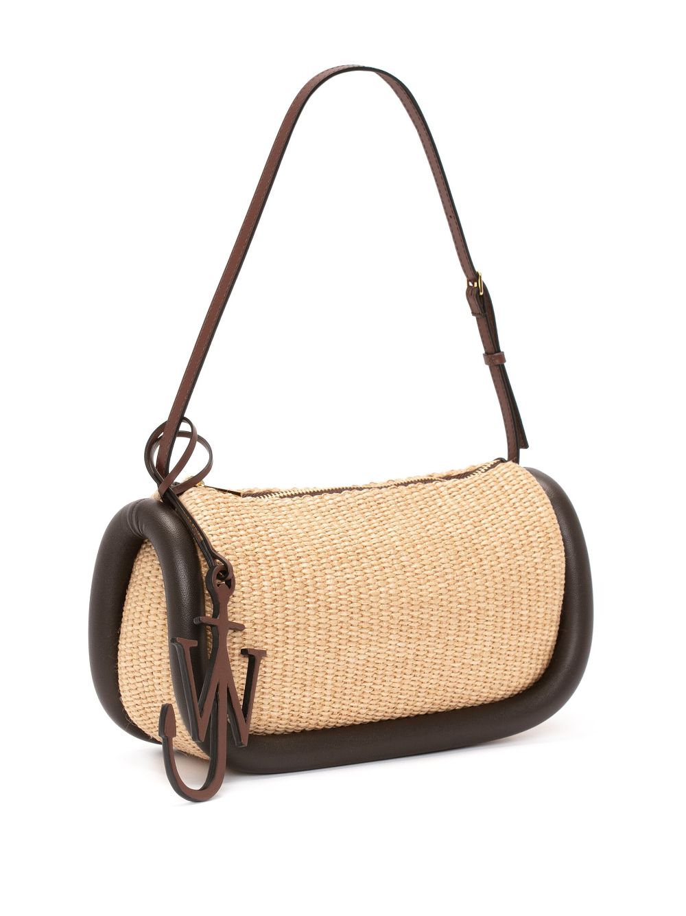 JW Anderson Bumper-15 raffia shoulder bag Women