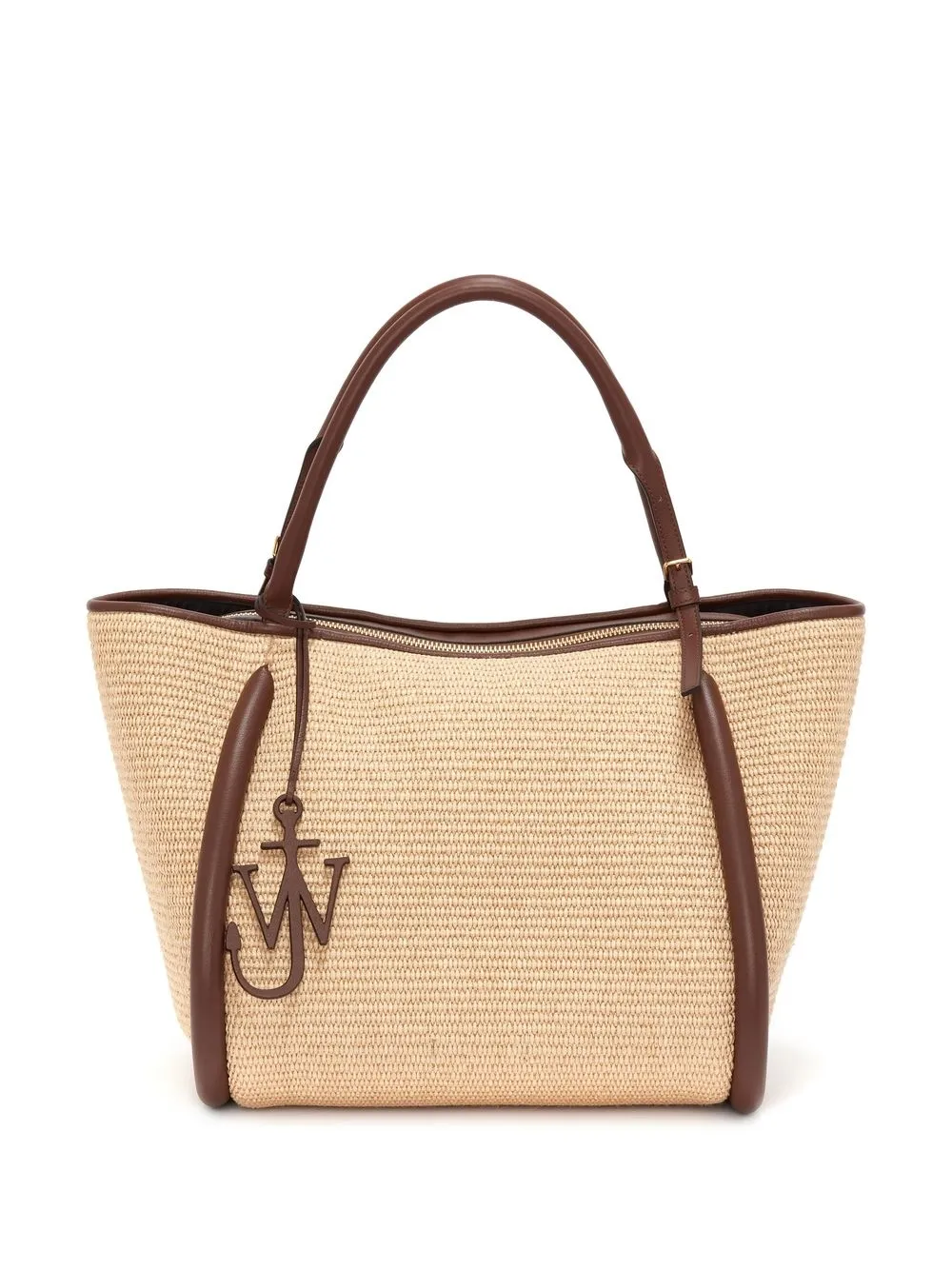 

JW Anderson Bumper-31 raffia tote bag - Neutrals