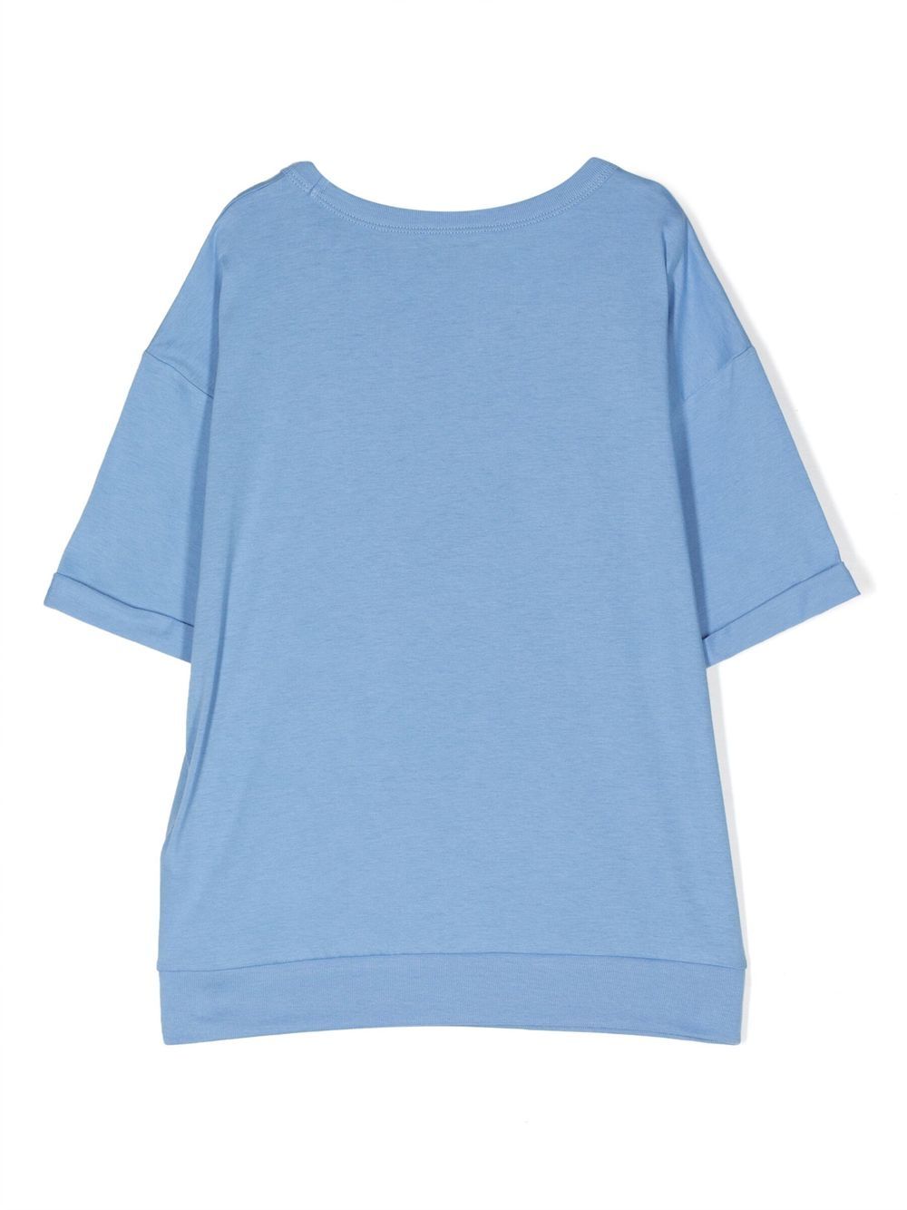 Gucci Kids T-shirt met logoprint - Blauw