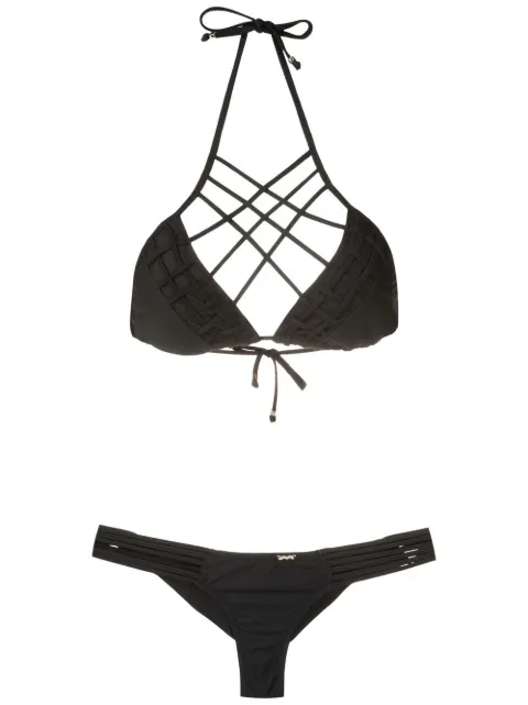 Amir Slama lattice-strap bikini set